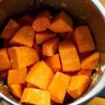 Steamed Sweet Potatoes in the Thermomix® Varoma® made in the Thermomix®