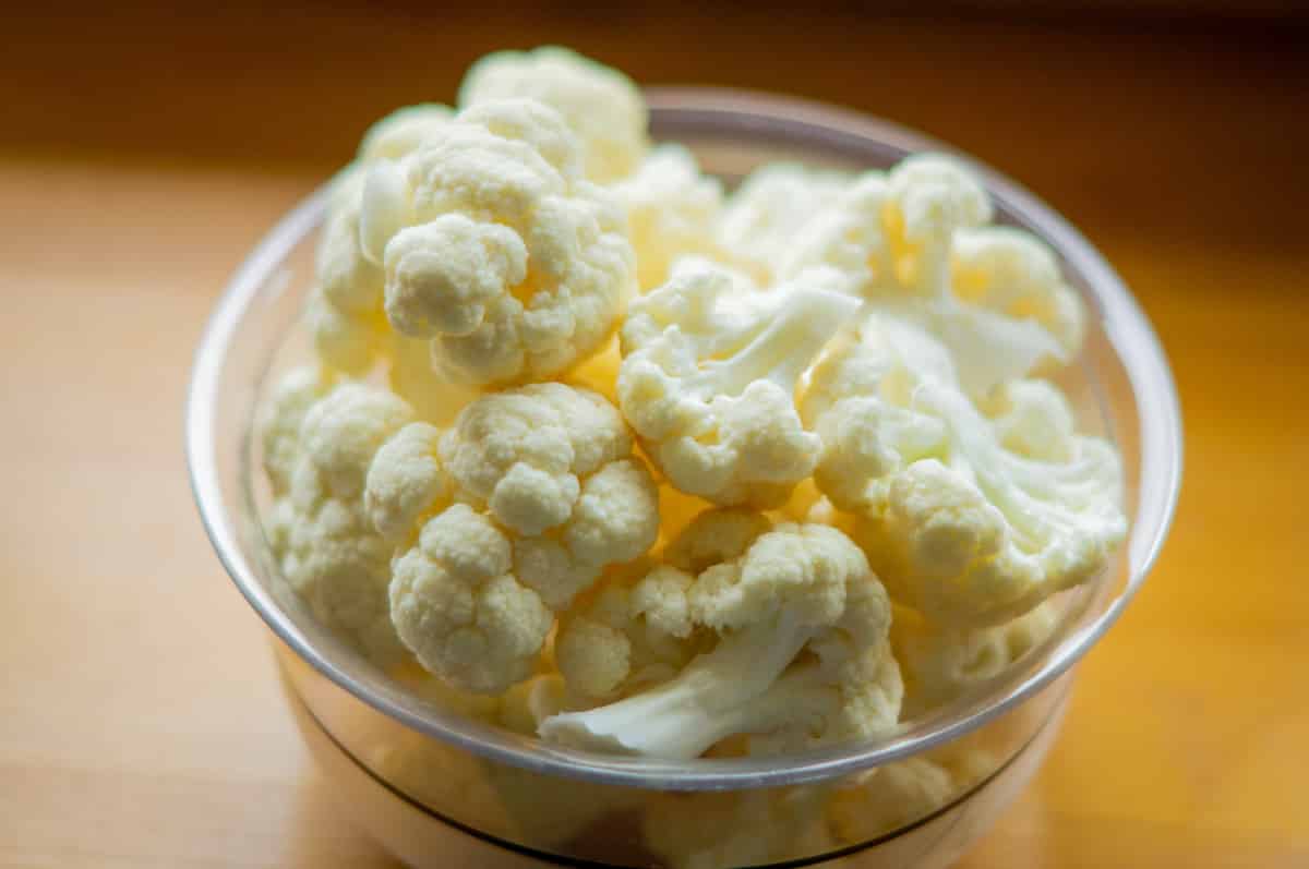 Cauliflower florets in the Varoma®