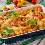 Tomato and Mozzarella Vegetable Bake, Thermomix® made in the Thermomix®