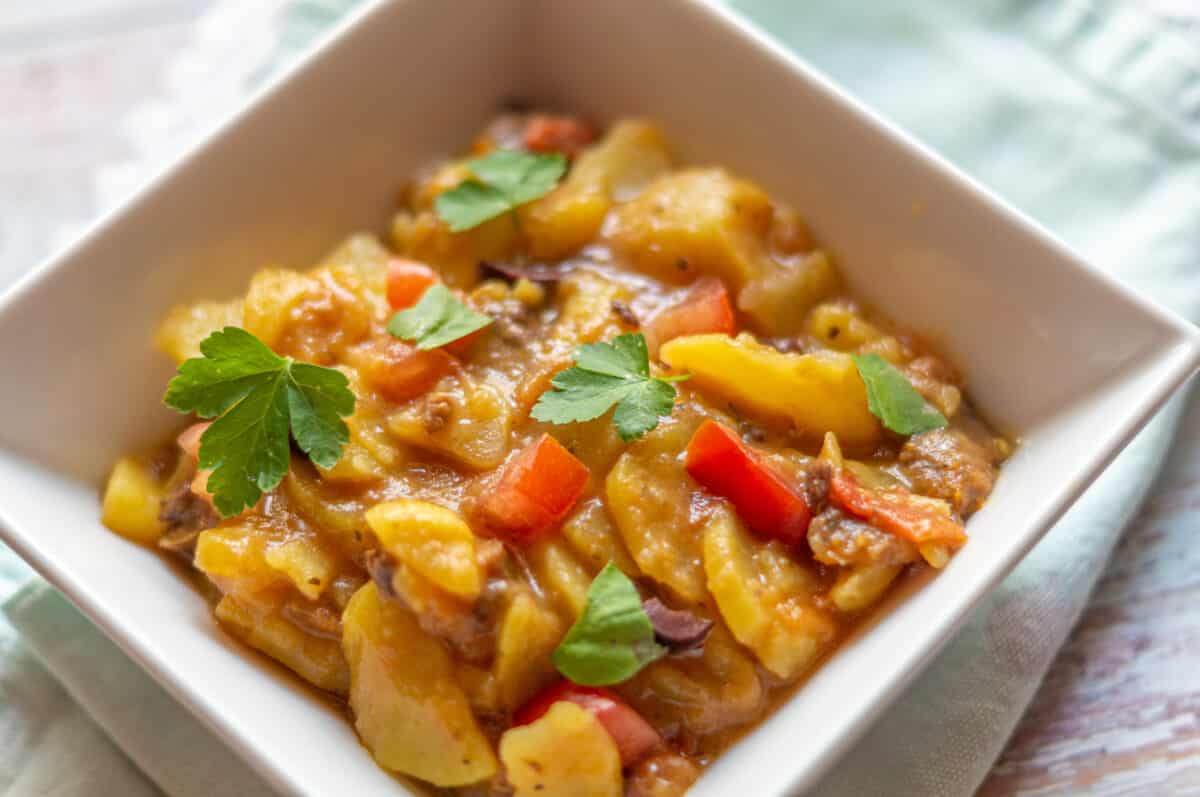 Tomato Olive Potato Salad with the Thermomix®