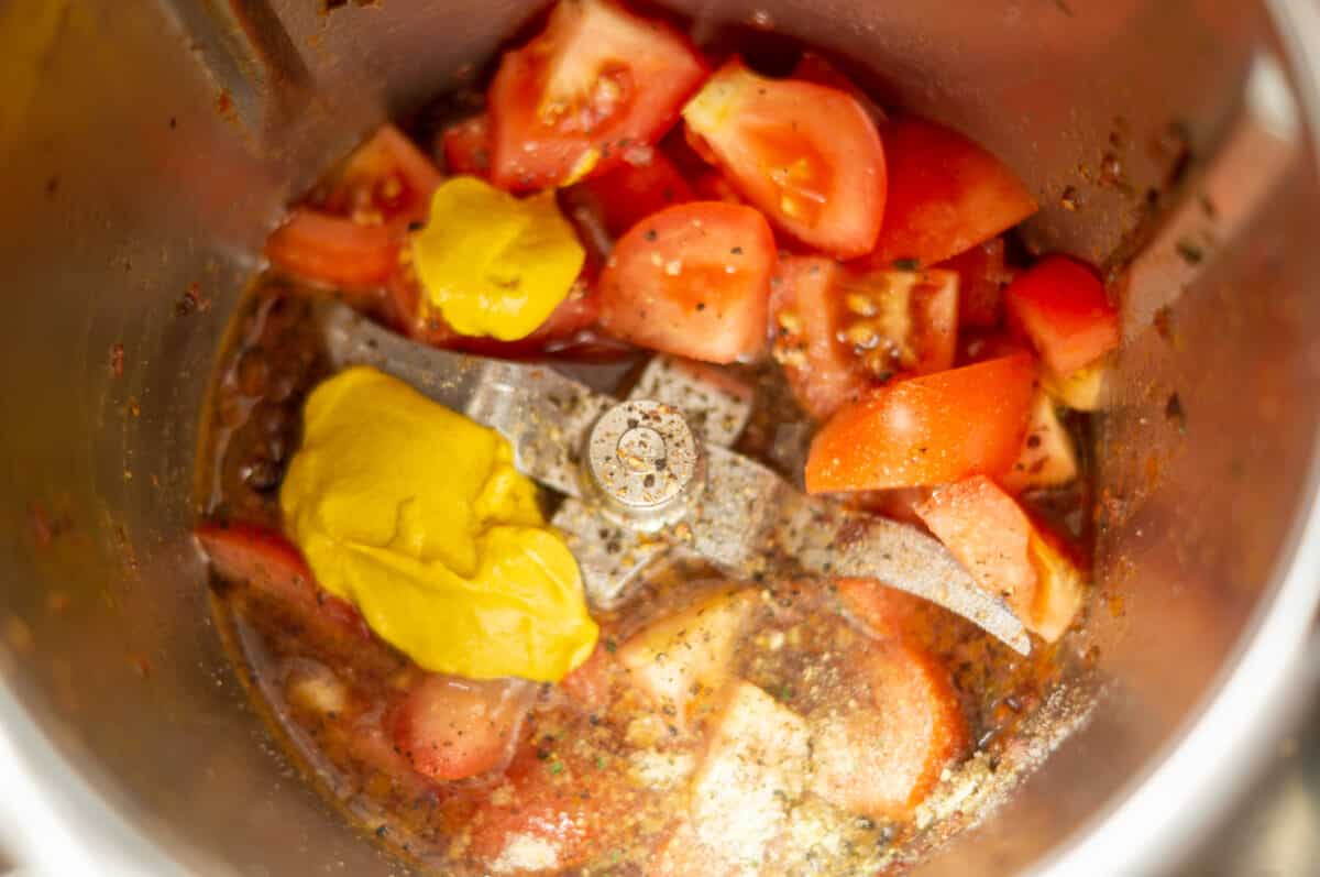 Ingredients for the dressing