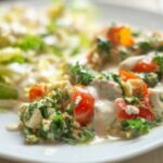 Tomato and Rocket Omelette with Mustard Cream, Thermomix® made in the Thermomix®