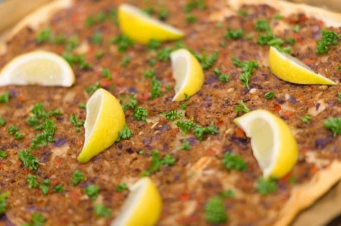 Turkish pizza made with the Thermomix®