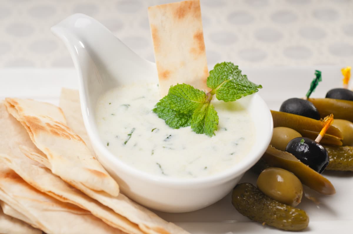 Cream cheese herb dip made in the Thermomix®