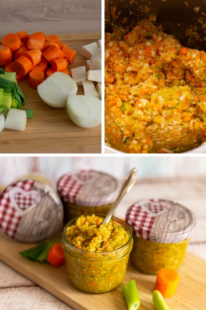 Vegetable stock paste Thermomix® recipe preparation