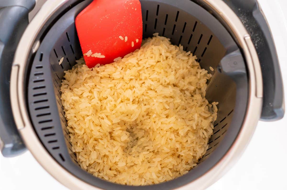 Vegetarian Asian Vegetable Rice with the Thermomix® (step 2)