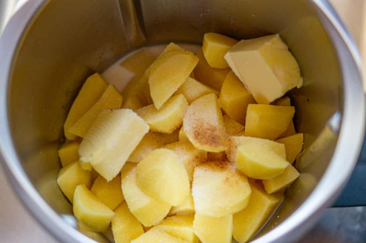 Cooked potatoes in the Thermomix®