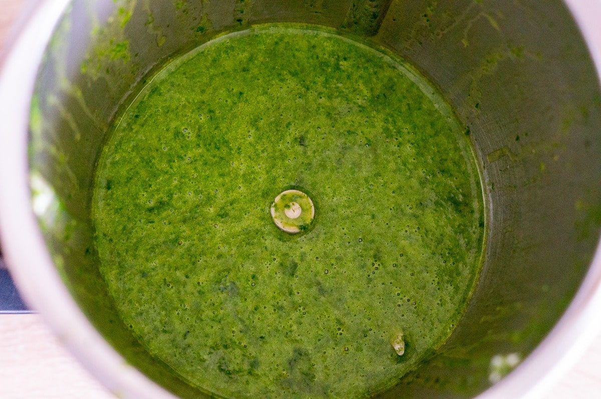 Wild garlic oil in the Thermomix®