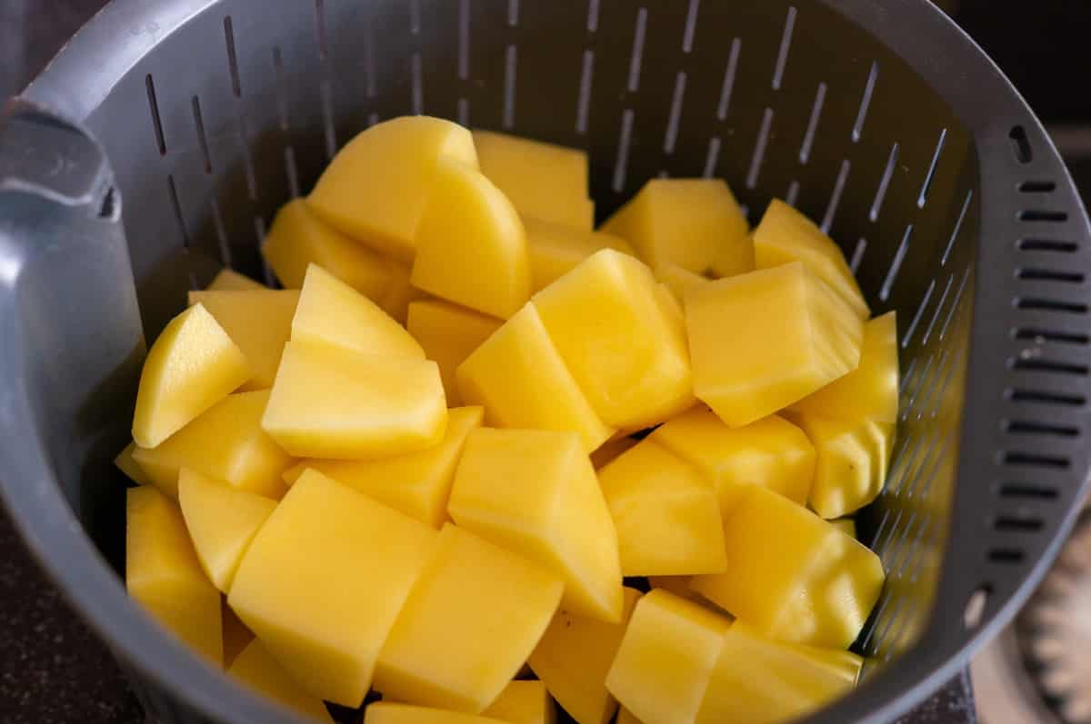 Potatoes in the steaming basket Thermomix®