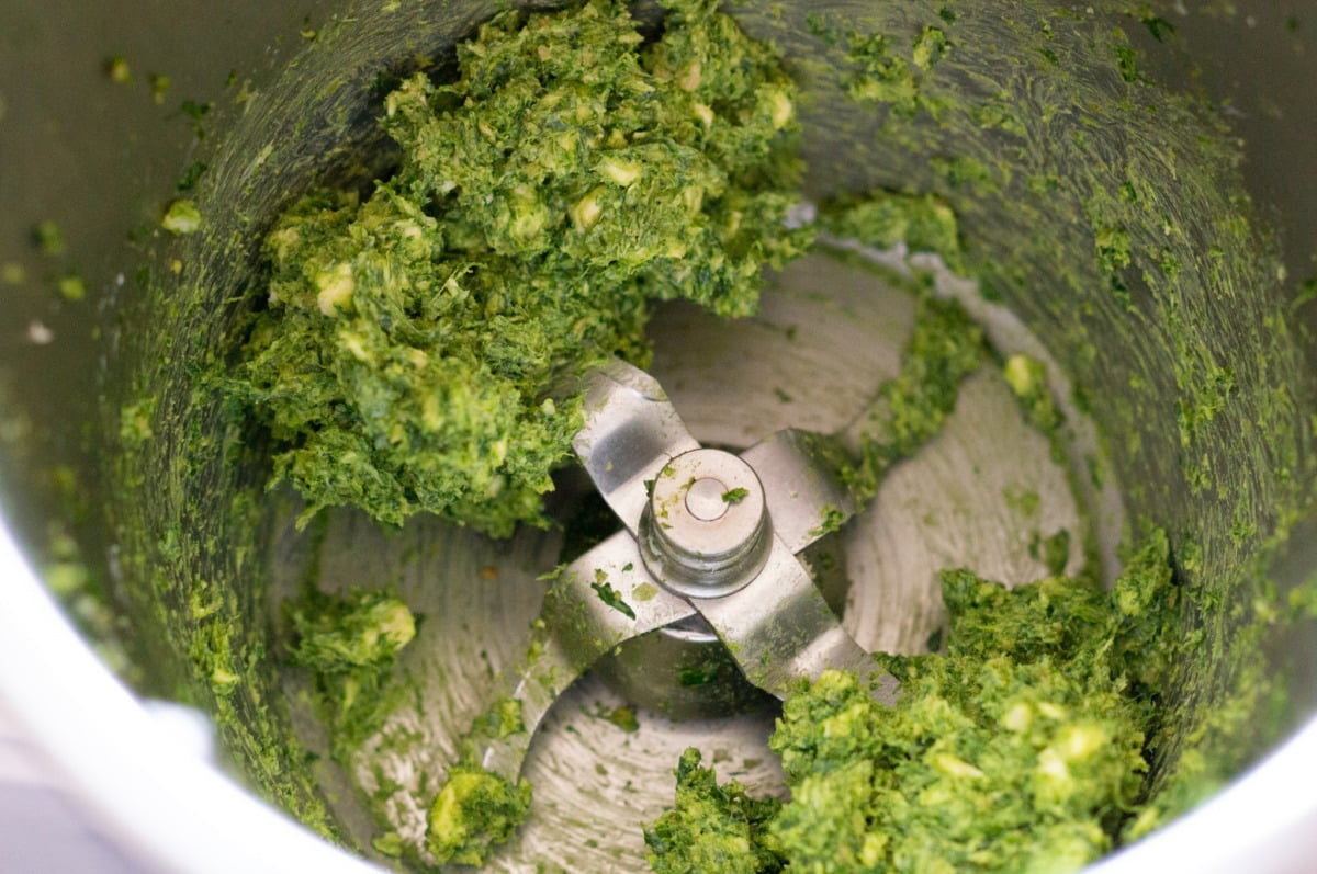 Wild garlic pine nuts butter salt