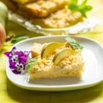 Pear and Almond Tray Bake with Rum Crumble, Thermomix®