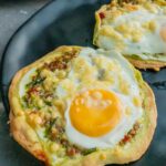 Pizzettis with Cabanossi and Egg, Thermomix®